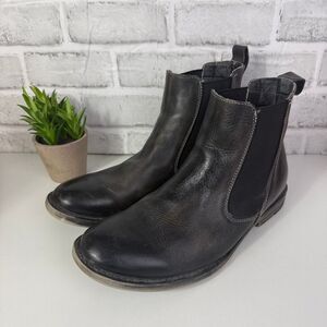 Bed Stu Tribute Chelsea Boot Leather Black Size 9.5